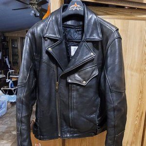 Men's Fox Creek Leather Motorcycle Jacket